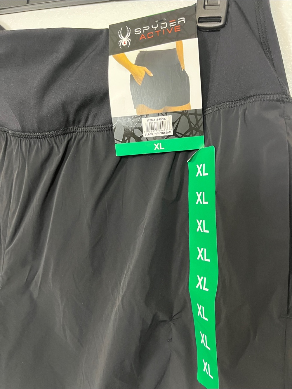 Spyder Black Women's Athletic Shorts - Picture 3 of 8